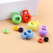 コードエンド ループエンド アグレット 20個セット 紐止め金具 先端金具 ドーナツ型 パーカー DIY 裁縫材料 手芸 クラフト 1つ穴 コードロック バックル 紐止め