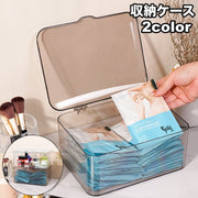 収納ケース 単品 収納ボックス 蓋付き フタ付き 四角形 透明 クリア シンプル 小物 収納 整理 ケース ボックス