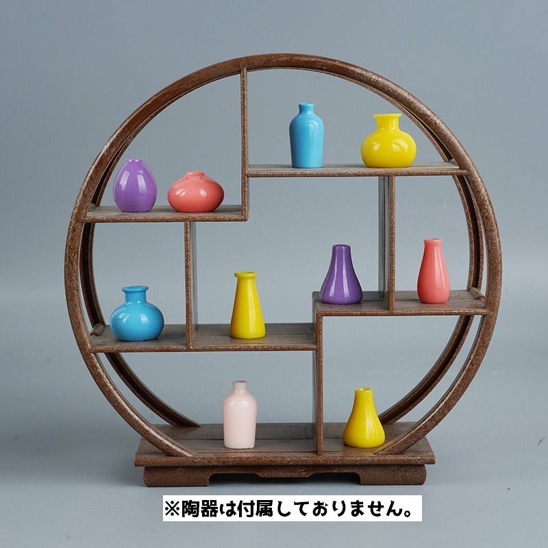 飾り棚 棚 アンティーク調 和風 アジアン 伝統的 商品画像2