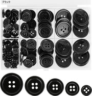 ボタン 100個入り 手芸 裁縫 ハンドメイド ハンドクラフト 手縫い 縫製材料 10mm 12.5mm 15mm 20mm 25mm 4つ穴 ぼたん