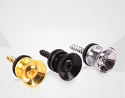 ギター用ストラップピン ロックピン ストラップボタン 2個セット ギター用アクセサリー 落下防止 アコースティックギター ベース