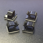 ケーブルクリップ 20個セット ケーブルホルダー ケーブルフック 配線 コード 固定 粘着 貼り付け 壁面 シンプル スッキリ パソコン周辺 整理用品