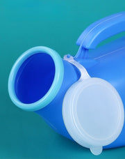集尿器 男性用 尿瓶 尿器 小便器 携帯トイレ 蓋付き フタ付き 持ち手付き 1200ml 介護 トイレ シンプル 高齢者