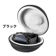 腕時計収納ケース 腕時計用ケース 1本用 ウォッチケース 時計入れ 収納ボックス 丸型 ファスナー クッション 衝撃吸収 保護 保管 シンプル 黒 持ち歩き 旅行