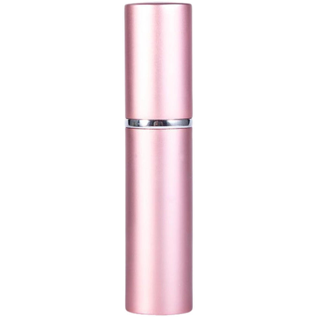 アトマイザー 5ml 香水 詰め替え容器 スプレーボトル 小分け 持ち運び 携帯用 ミニボトル ポータブル 化粧水 旅行 トラベル アロマ フレグランス コロン プッシュ式 メタリック マット つや消し シンプル 上品 おしゃれ 便利 コンパクト