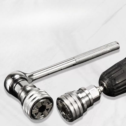 万能ソケットレンチ ユニバーサルソケット グリップアダプター 延長ビット付き ドリルアダプター 手動 商品画像3