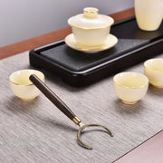 湯呑みホルダー 湯飲みキャッチャー 茶道具 茶器 ティーカップ リフター ピッカー ピックアップ 刺股 さすまた トング 挟む