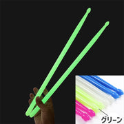 ドラムスティック 1ペア 2本組 ドラム用品 音楽用品 ゲーミングカラー ドラマー かっこいい シンプル お洒落
