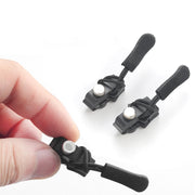 ジッパースライダー 5個セット 修理 交換用 ジッパーヘッド ファスナートップ 引手付 チャック DIY 手芸用品 裁縫道具 衣類 バッグ 鞄