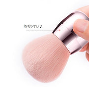 メイクブラシ フェイスブラシ チークブラシ ミニサイズ 単品 レディース 女性 化粧ブラシ 化粧筆 コスメブラシ ふで メイクアップブラシ コンパクト 携帯 持ち歩き おしゃれ かわいい キュート 女子力アップ メイク道具 小物 雑貨 ピンク ベージュ 青 白