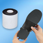 滑り止めパッド 靴底用 単品 1巻 1m 粘着テープ式 革靴 ビジネスシューズ ヒール パンプス 靴 くつ 靴裏 シューケア 靴ケア テープ スリップ対策 サイズ調整 フリーカット ブラック 黒
