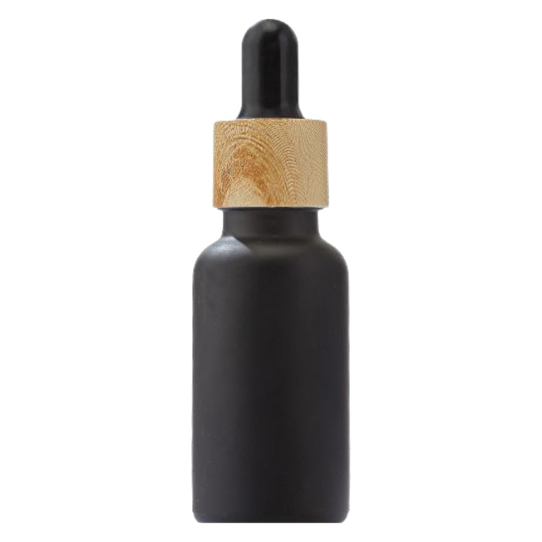 遮光瓶 スポイトボトル 詰め替え容器 ガラス製 小瓶 5ml 100ml アロマオイル エッセンシャルオイル 小分け 持ち運び 携帯 黒 ブラック