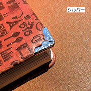 コーナー金具 20個入り パーツ 角 縁 フチ エッジ クラフト材料 約14mm ハンドメイド 手芸 手帳 手帳型スマホケース カド 手作り おしゃれ かわいい アンティーク調 レトロ感 クラシック調 ブックコーナー コーナープロテクター 仕上げ 飾り 装飾 補強