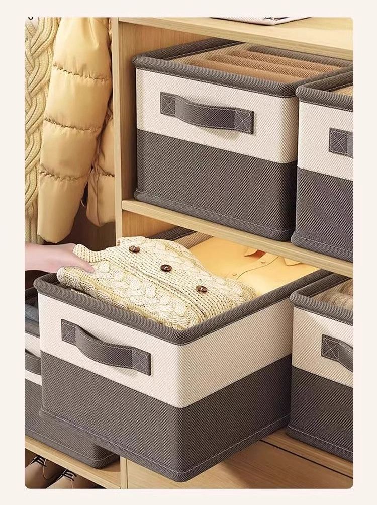 収納ボックス 収納ケース 不織布 大容量 取っ手付き 衣装ケース 商品画像3