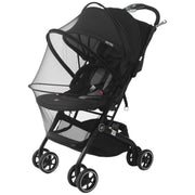 ベビーカー用虫よけカバー ベビーカー用蚊帳 折りたたみ式 ファスナー付き 虫よけネット メッシュ 通気性 ベビーカーカバー 防虫対策 虫除け 折り畳み 赤ちゃん用 お出掛け 散歩