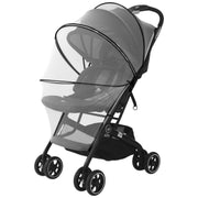 ベビーカー用虫よけカバー ベビーカー用蚊帳 折りたたみ式 ファスナー付き 虫よけネット メッシュ 通気性 ベビーカーカバー 防虫対策 虫除け 折り畳み 赤ちゃん用 お出掛け 散歩