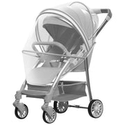 ベビーカー用虫よけカバー ベビーカー用蚊帳 折りたたみ式 ファスナー付き 虫よけネット メッシュ 通気性 ベビーカーカバー 防虫対策 虫除け 折り畳み 赤ちゃん用 お出掛け 散歩