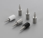 棚受けネジ 同色10個セット ネジタイプ 棚ダボ 棚ブラケット 収納家具用部品 棚板追加 日用品雑貨 キズ防止 保護 簡単 便利