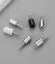 棚受けネジ 同色10個セット ネジタイプ 棚ダボ 棚ブラケット 収納家具用部品 棚板追加 日用品雑貨 キズ防止 保護 簡単 便利
