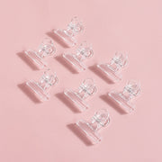 ネイルクリップ ネイルチップ固定 単品 一個 ネイル用品 ネイルツール ズレ防止 長さ出し チップフォーム クリア 透明