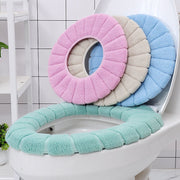 便座カバー O型 トイレカバー トイレ用品 無地 シンプル 丸形 ふわふわ やわらか 暖かい あったか おしゃれ 被せるだけ 装着簡単