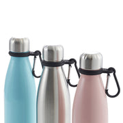 ペットボトルホルダー カラビナ付き 単品 1個 ドリンクホルダー 持ち運び アウトドア キャンプ 釣り 登山 レジャー 屋外 便利 コンパクト 携帯 スタイリッシュ