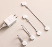 ケーブルクリップ コードクリップ 2個セット 充電コード イヤホン 束ねる まとめる かわいい カラフル おしゃれ 便利 配線 スマホ iPhone 整理 マグネット式 USBケーブル 留める 磁石 すっきり
