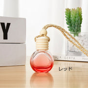 フレグランスボトル 10ml ディフューザー瓶 吊り下げ式 室内 玄関 トイレ 車 アロマオイルボトル 詰め替え 小型 オーバル 可愛い おしゃれ