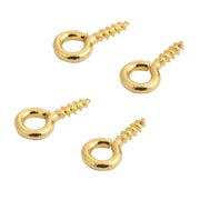 ネジヒートン 20個セット パーツ 8mm 10mm 金具 ヒートンキャップ 金属パーツ レジン アクセサリー ハンドメイド DIY キーホルダー ゴールドカラー シルバーカラー