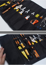 ツールバッグ ツールボックス 道具袋 収納袋 工具袋 工具入れ 工具収納 ロールケース 取っ手付き 収納 保管 大容量 折りたたみ 折り畳み