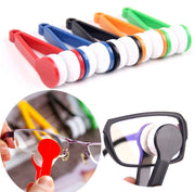 メガネ拭き メガネクリーナー トングタイプ 両面 眼鏡拭き ケア用品 老眼鏡 サングラス レンズクリーナー 携帯用 持ち運び 眼鏡クリーナー 雑貨 小物 簡単 便利 挟む シンプル