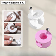 ネイル用マグネット 回転式 マグネットネイル用 固定ホルダー ビー玉風 マグネットジェル専用 磁石 初心者向け セルフ施術 アートツール 立体模様作り用品 簡単 便利 セルフネイル ネイルアートツール