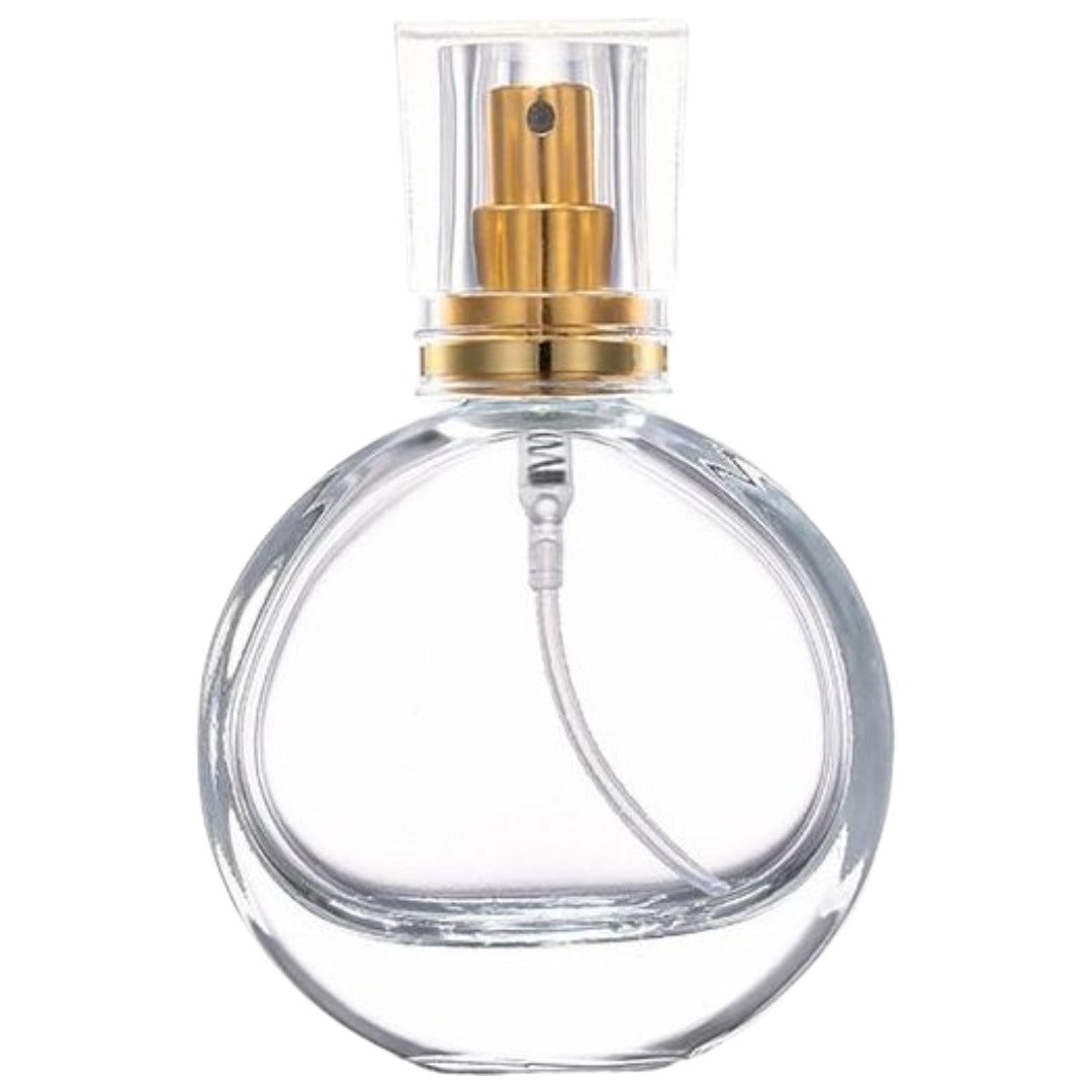 アトマイザー スプレーボトル 詰め替え容器 25ml ガラス アロマ 香水 パフューム 瓶 小分け 消毒液 持ち歩き 携帯用 ミニボトル プッシュ式 無地 クリア シンプル おしゃれ かわいい