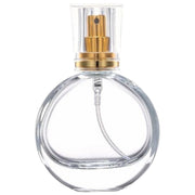 アトマイザー スプレーボトル 詰め替え容器 25ml ガラス アロマ 香水 パフューム 瓶 小分け 消毒液 持ち歩き 携帯用 ミニボトル プッシュ式 無地 クリア シンプル おしゃれ かわいい