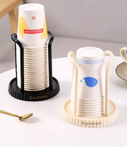 紙コップホルダー カップホルダー カップスタンド キッチン 台所用品 収納ラック 置き型 シンプル コンパクト 紙コップ入れ 取りやすい