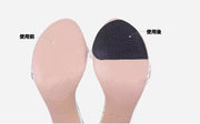 靴底用滑り止めパッド 2枚セット 1ペア 滑り止めステッカー インソール 靴ケア用品 靴アクセサリー 粘着式 つま先用 貼るだけ 楕円形 半円形 四角形 ハイヒール パンプス スリップ対策