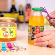 栓抜き ボトルオープナー キーホルダー キーリング 持ち歩き 携帯 蓋開け ふた開け 瓶 缶 コンパクト シンプル 便利 アウトドア