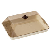 トレー 蓋付き キッチントレイ 長方形 お盆 木目調 配膳 カフェトレー お食事トレー 茶道具 プレート カバー付き キッチン用品 台所用品 家庭用 業務用 おしゃれ