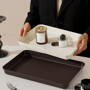 トレー 蓋付き キッチントレイ 長方形 お盆 木目調 配膳 カフェトレー お食事トレー 茶道具 プレート カバー付き キッチン用品 台所用品 家庭用 業務用 おしゃれ