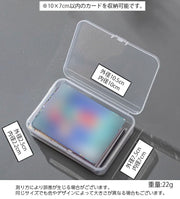 トレカケース 小分けケース カードケース 収納ケース プラケース インナーケース 小物入れ トレーディングカード デッキボックス 透明 クリア 小物収納ケース カードホルダー 持ち運び 保管 整理