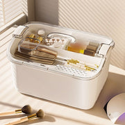 ネイル用品収納ケース 収納ボックス ネイルボックス 2段 大容量 小物入れ 小物収納 ネイルライト ジェルネイル 整理整頓 ネイル用品