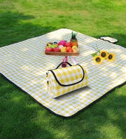 レジャーシート 折り畳み 厚手 キルティング 200x200cm 持ち手付き アウトドア ピクニック ストライプ チェック 可愛い おしゃれ