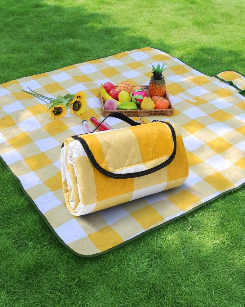 レジャーシート 折り畳み 厚手 キルティング 150x200cm 持ち手付き 商品画像5