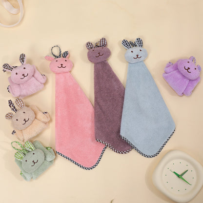 ループ付きタオル ハンドタオル 子供用 キッズ ベビー 吊り下げ 商品画像2