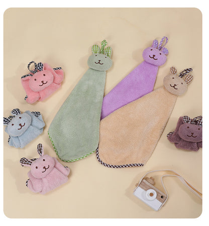 ループ付きタオル ハンドタオル 子供用 キッズ ベビー 吊り下げ 商品画像3