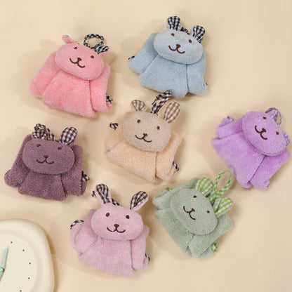 ループ付きタオル ハンドタオル 子供用 キッズ ベビー 吊り下げ 商品画像4