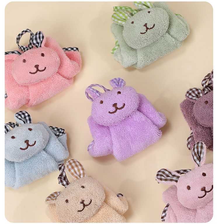 ループ付きタオル ハンドタオル 子供用 キッズ ベビー 吊り下げ 商品画像5