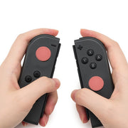 ジョイスティックカバー 4個セット Nintendo switch用アクセサリー switch関連雑貨 ラウンド 丸形 摩耗防止 汚れ防止 防汚 無地 ブラック ホワイト ピンク ブルー シンプル カジュアル 可愛い キュート おしゃれ ポップ