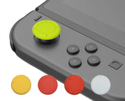 ジョイスティックカバー 4個セット Nintendo switch用アクセサリー switch関連雑貨 ラウンド 丸形 摩耗防止 汚れ防止 防汚 無地 ブラック ホワイト ピンク ブルー シンプル カジュアル 可愛い キュート おしゃれ ポップ
