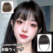 ポイントウィッグ 前髪ウィッグ 部分ウィッグ クリップ付き ワンタッチ かつら 付け毛 つけ毛 イメチェン ヘアアレンジ コスプレ 仮装 おしゃれ